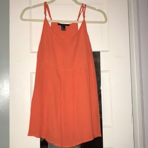Orange tank top